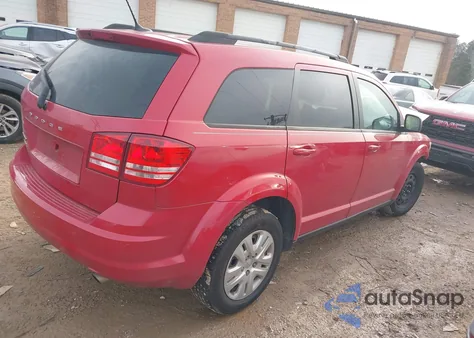 2018 Dodge Journey Se z USA, uszkodzony, nr VIN 3C4PDCAB4JT385507